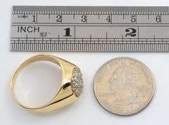 Stunning 14k Man's Diamond Cluster