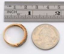 Nice Rose Gold Sapphire Ring