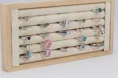 .925 Sterling Silver Curated Ring Set 20 RIng Lot Various Sizes & Styles