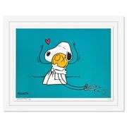 Snoopy Hugs Mr A. (Blue) by Mr. Andre