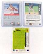 3 Derek Jeter Rookie Football Cards