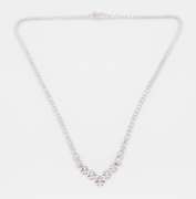 Stunning 3.06CTW Diamond Tennis Necklace