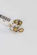 Sterling Silver Citrine Natural Gemstone Ring Size 9