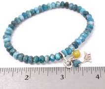 Cat Charm Bracelet In Sterling Silver