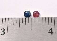 Blue Sapphire And Ruby Gems From Pre-Owned Jewlery