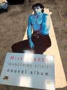 Mick Jagger Wandering Spirit Huge Rare Official Promo Cardboard Display.  67”x 32”   Very good condition