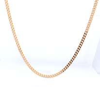 Incredible 18kt Yellow Gold Curb Link Chain Necklace