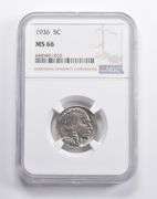 MS66 1936 Indian Head Buffalo Nickel NGC