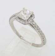 Halo Diamond Engagement Ring