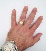 Bezel Set Men's Diamond Ring