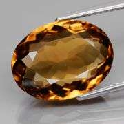 Collectors 8.23ct oval rich Citrine