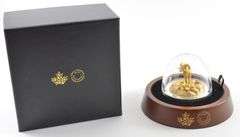 2017 Canada $100 Sculpture Bighorn 10oz Silver 24K Gold Gild Box/COA