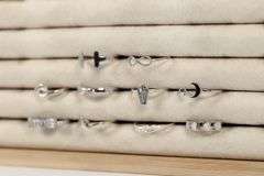 .925 Sterling Silver Curated Ring Lot of 10 Rings Various Sizes & Styles