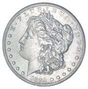 1889-CC Morgan Silver Dollar