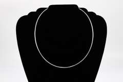 Sterling Silver Round Omega Snake Chain 2.2mm Solid 925 Italy New Necklace 20"