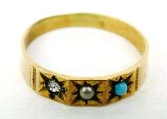 Antique 9CT Gold Baby Ring