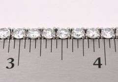 Sparkling CZ Tennis Bracelet In Sterling Silver