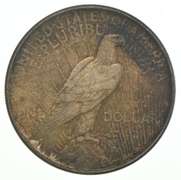 1924 Peace Silver Dollar Great Color/Toning