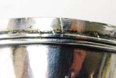 Antique Sterling Silver Egg Shaped Box
