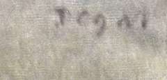 Original Degas engraving gravure, signed in the plate