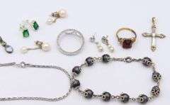 Group Lot of Vintage 925 Sterling Silver Jewelry