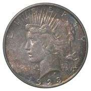 1923-D Peace Silver Dollar - Amazing Color