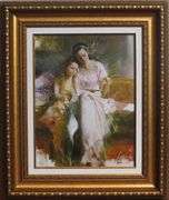 Hand signed Pino on canvas, limited edition with gallery framed