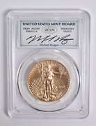 SP70 2018-W (2021) $50 American Burnished Gold Eagle 1oz WP Sign PCGS