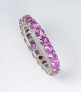 Nice Estate Strawberry Ruby Eternity Band