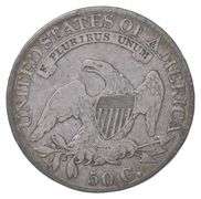 1825 Capped Bust Half Dollar 107