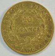 Very Scarce Napoleon AV13 France 20 Francs Gold Piece from 1805
