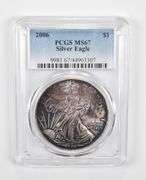 MS67 2006 American Silver Eagle - PCGS Insane Tone!