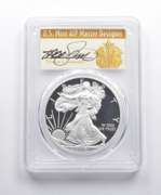 PR70 DCAM 2017-W American Silver Eagle FDOI Signed Cleveland PCGS