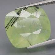 Stupendous 18.26ct rutilated Prehnite