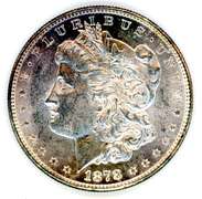 Uncirculated 1878-S Morgan Silver Dollar