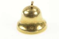 14K Yellow Gold 3D Articulated Vintage Wedding Bell Charm/Pendant