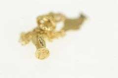 14K Yellow Gold 3D Articulated Hawaii Hula Souvenir Charm/Pendant