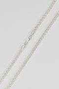 Sterling Silver Wheat Chain 3.4mm Solid 925 Italy New Foxtail Spiga Necklace 18"