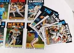 50+ Lot of 1986 Topps Oversized Baseball Cards
