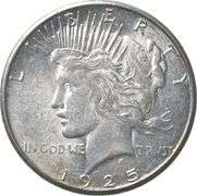 1925-S Peace Silver Dollar