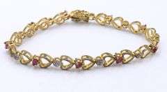 Group Lot of 4 Vintage 925 Sterling Silver Bracelets