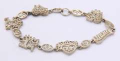Group Lot of Vintage 925 Sterling Silver bracelets