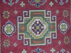 Handmade Afghan Kazak Design 3.5x5.1