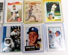 10 Baseball Greats Throw Back Cards