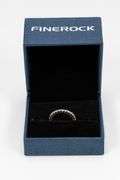 14k White Gold Eternity Diamond Wedding Band Size 4