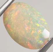 Fully faceted 1.98ct fairy fire Opal