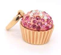 Judith Leiber Sweetie Cupcake Charm