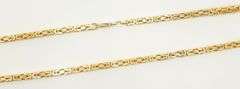 Stunning 14kt Solid Yellow Gold Italian Chain Necklace
