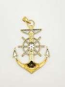 Charming 10kt Diamond Nautical Pendant