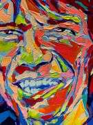 Pop Icon Painting  Federico Lopez Rolling Stones